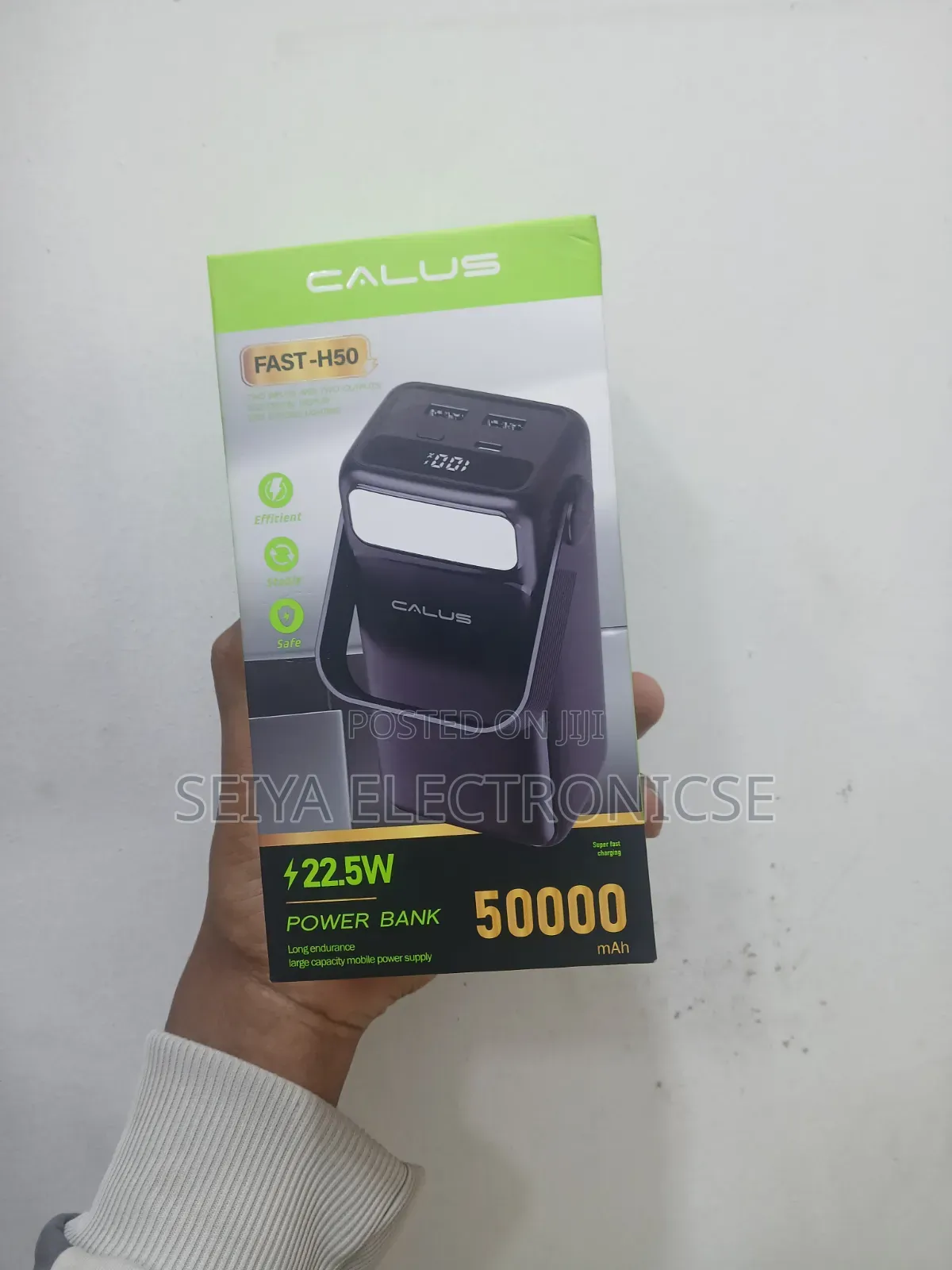 Calus Power Bank 50,000 Mah Fast-Charging With in Cable