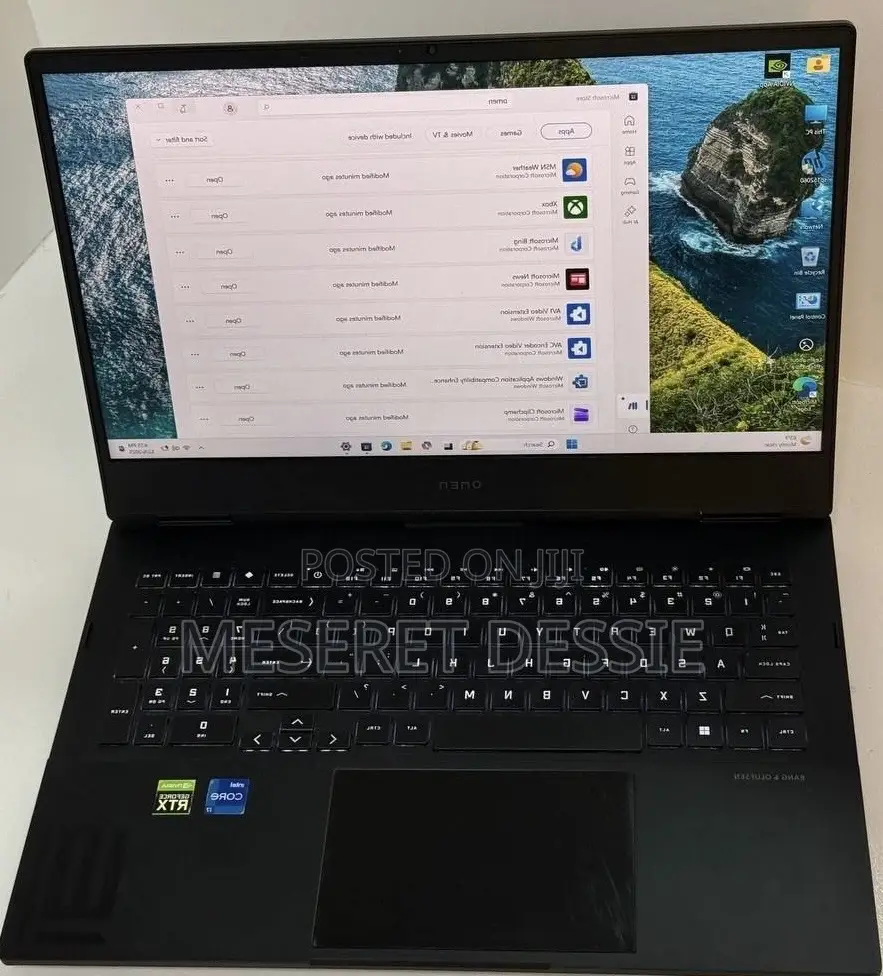 New Laptop HP Omen 16 16GB Intel Core i7 SSD 512GB