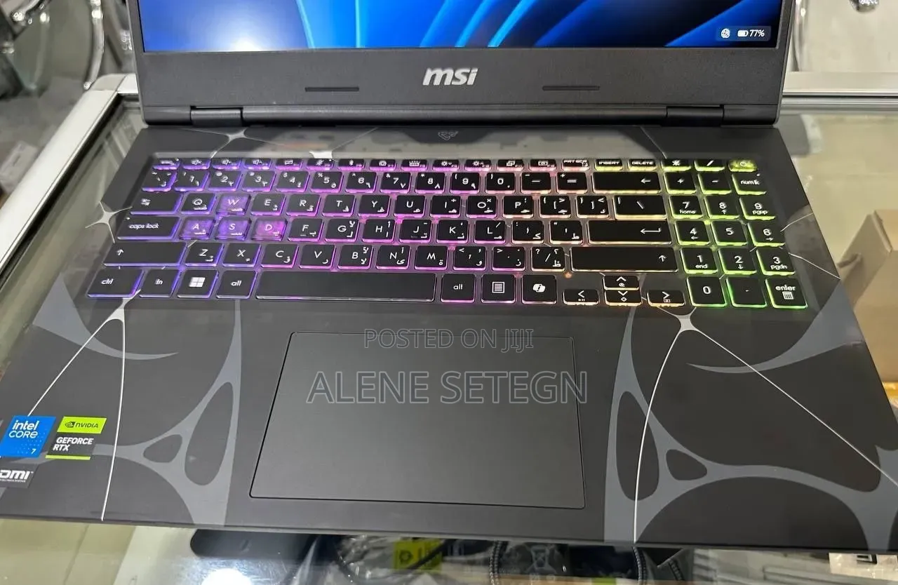 New Laptop MSI Cyborg 15 16GB Intel Core 7 SSD 512GB