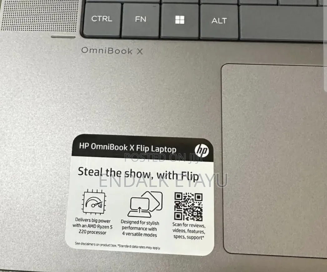 New Laptop HP OmniBook X Flip 16" 8GB AMD Ryzen 5 SSD 512GB