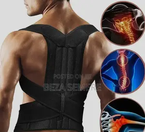 Heavy-Duty Back Correction Belt – Pro Fitness Posture Trainer