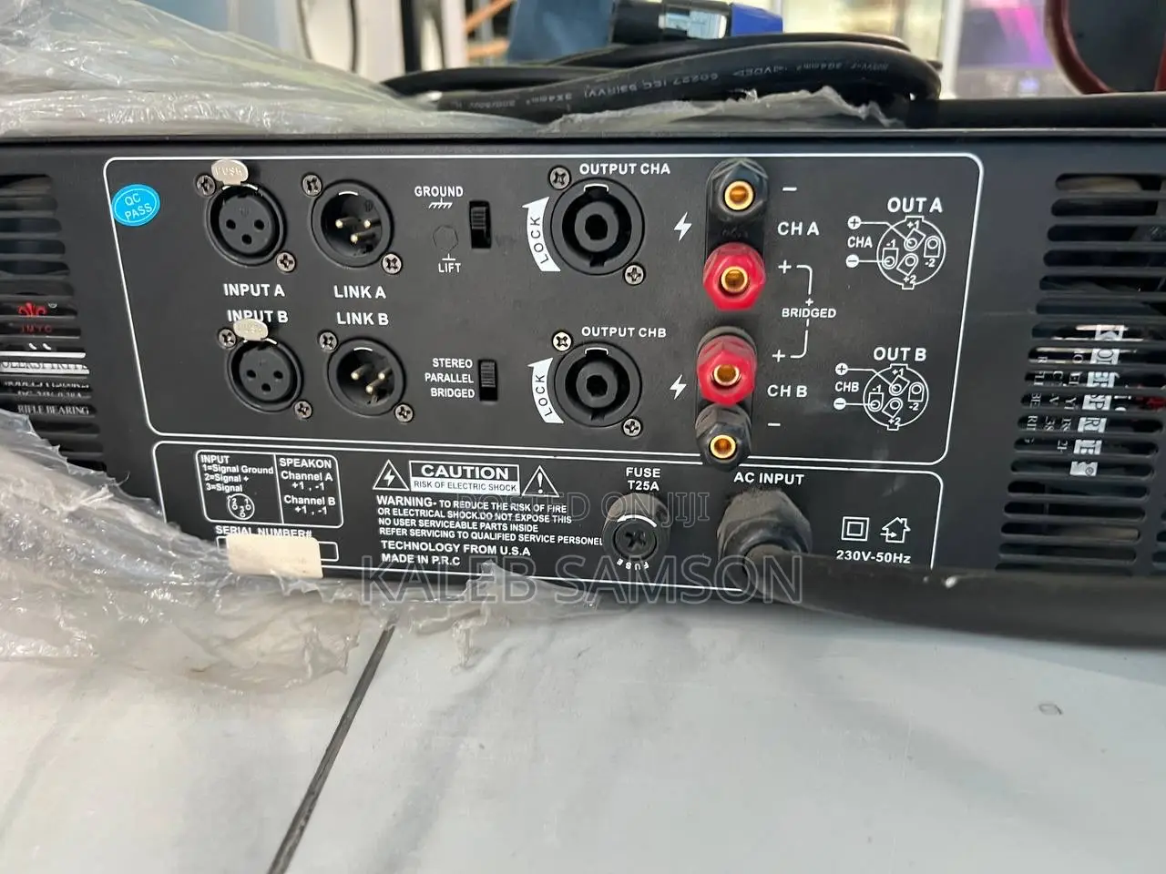 Amplifier for Sound