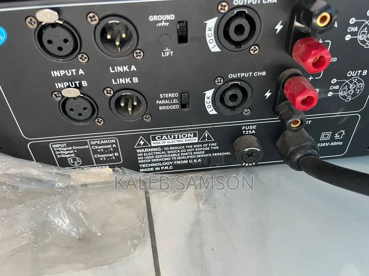 Amplifier for Sound