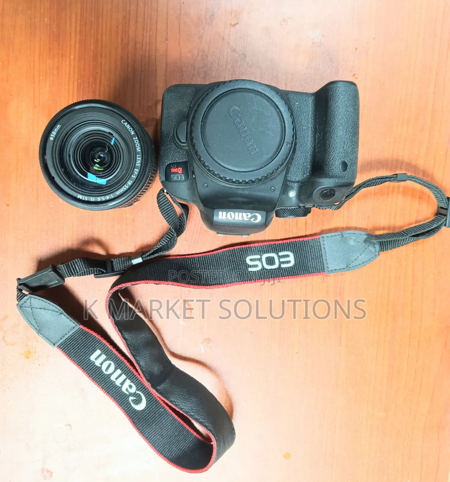 Canon Eos Rebel T7i With Lens