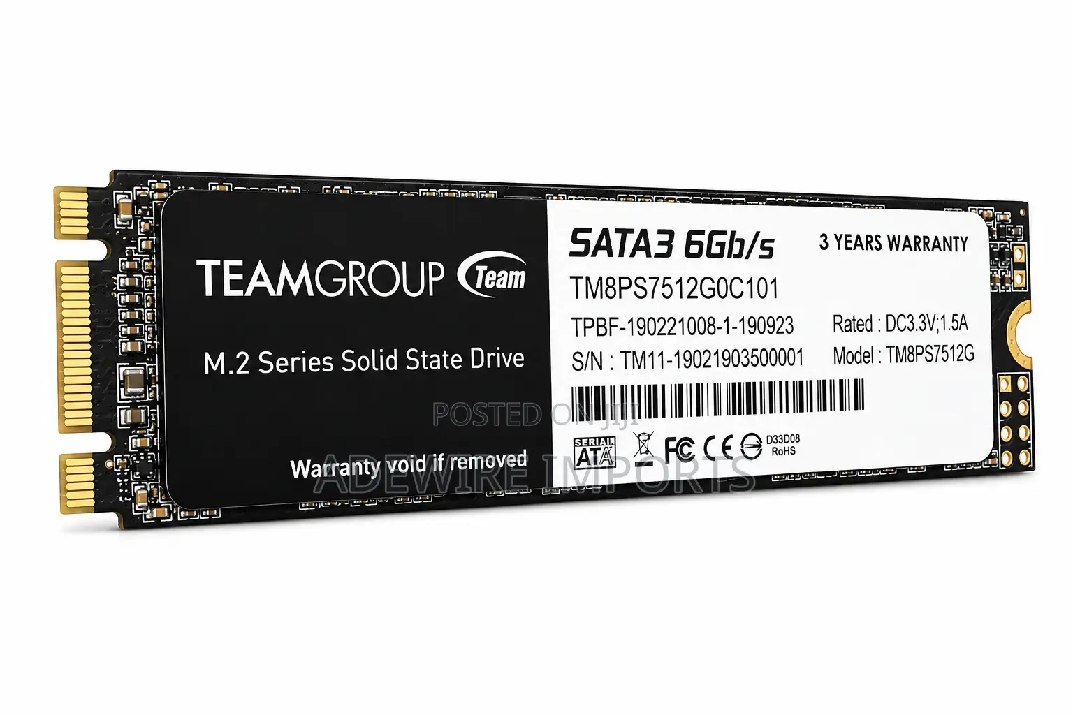 SSD 512gb Double Cut With Vat