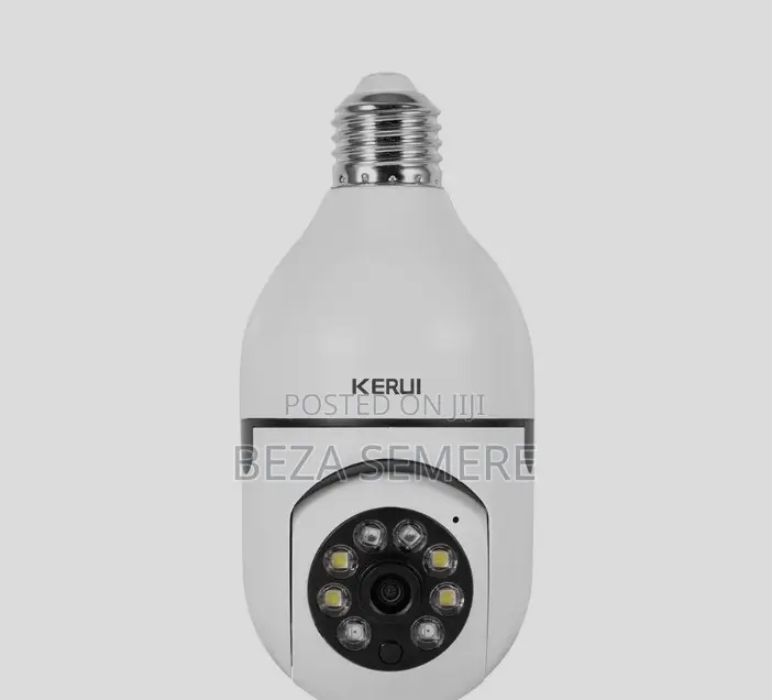 Smart Indoor Bulb Camera – 360° Wireless Baby Pet Monitor Cam