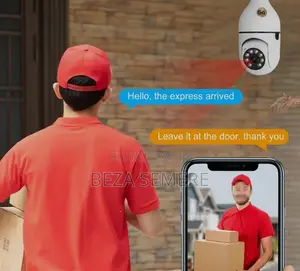 360° Dome Smart Bulb Camera – Wireless Panoramic Security System