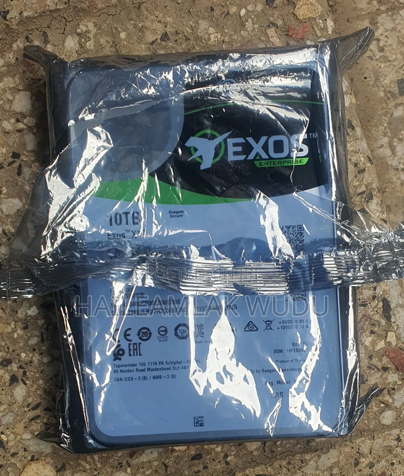 10 Tb Seagate Exos Enterprise Sas Port Harddisk
