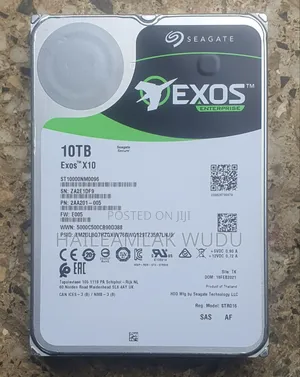 10 Tb Seagate Exos Enterprise Sas Port Harddisk