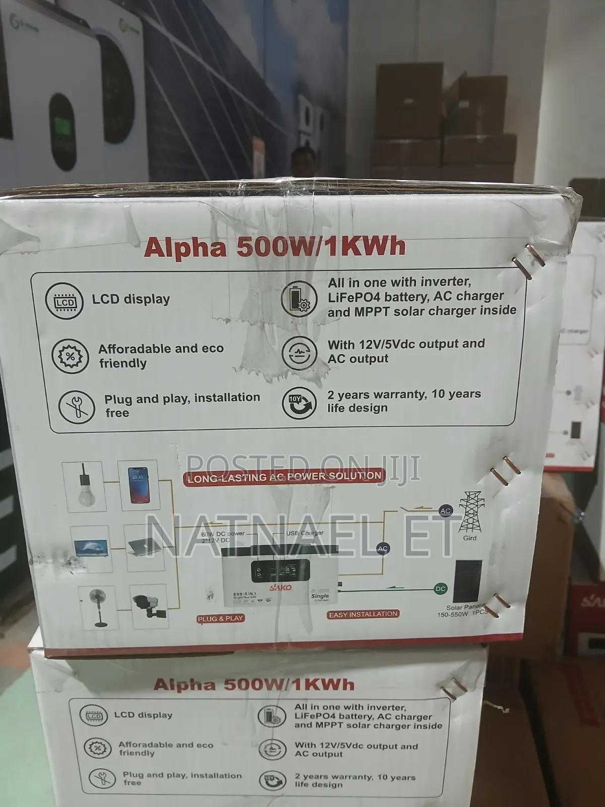 500watt All-in-One Inverter Lithium Battery