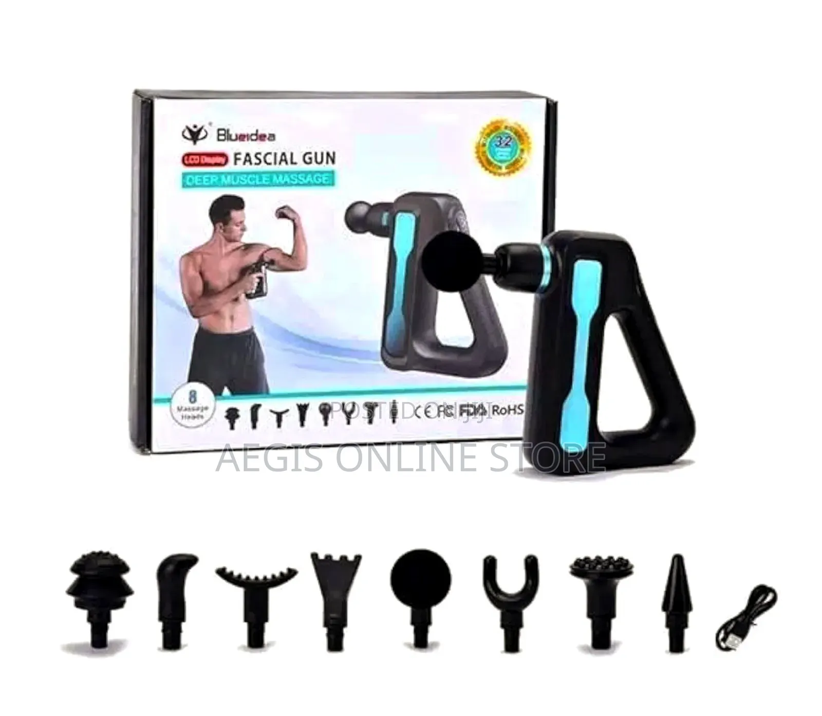 8in1 Blueidea Fascial Massager