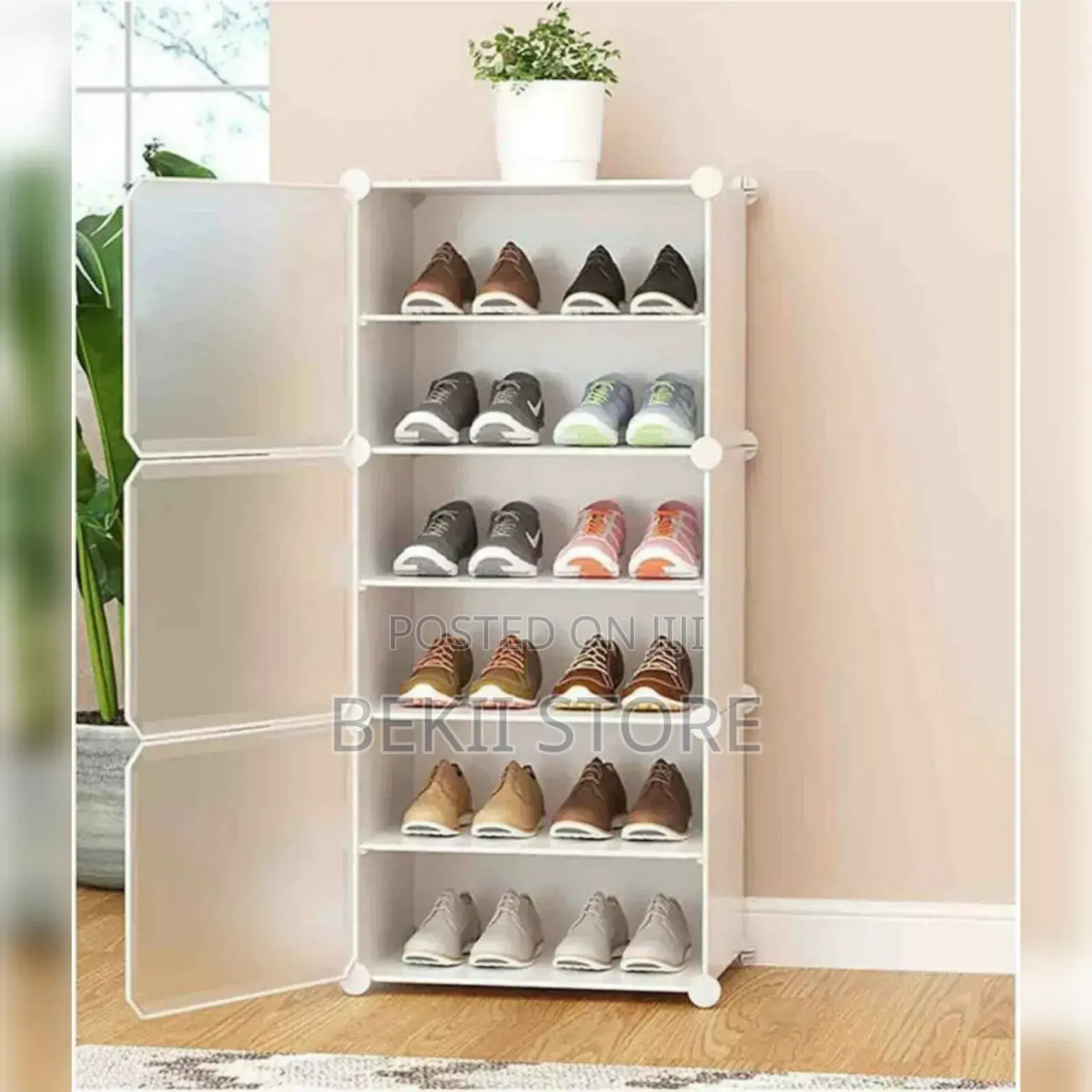Plastic Cube Shoes Rack High Quality