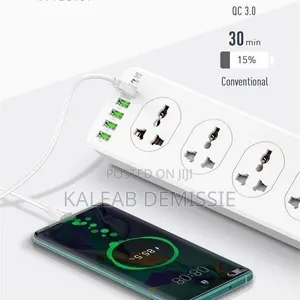 Universal Power Socket Fast Charger ያለው