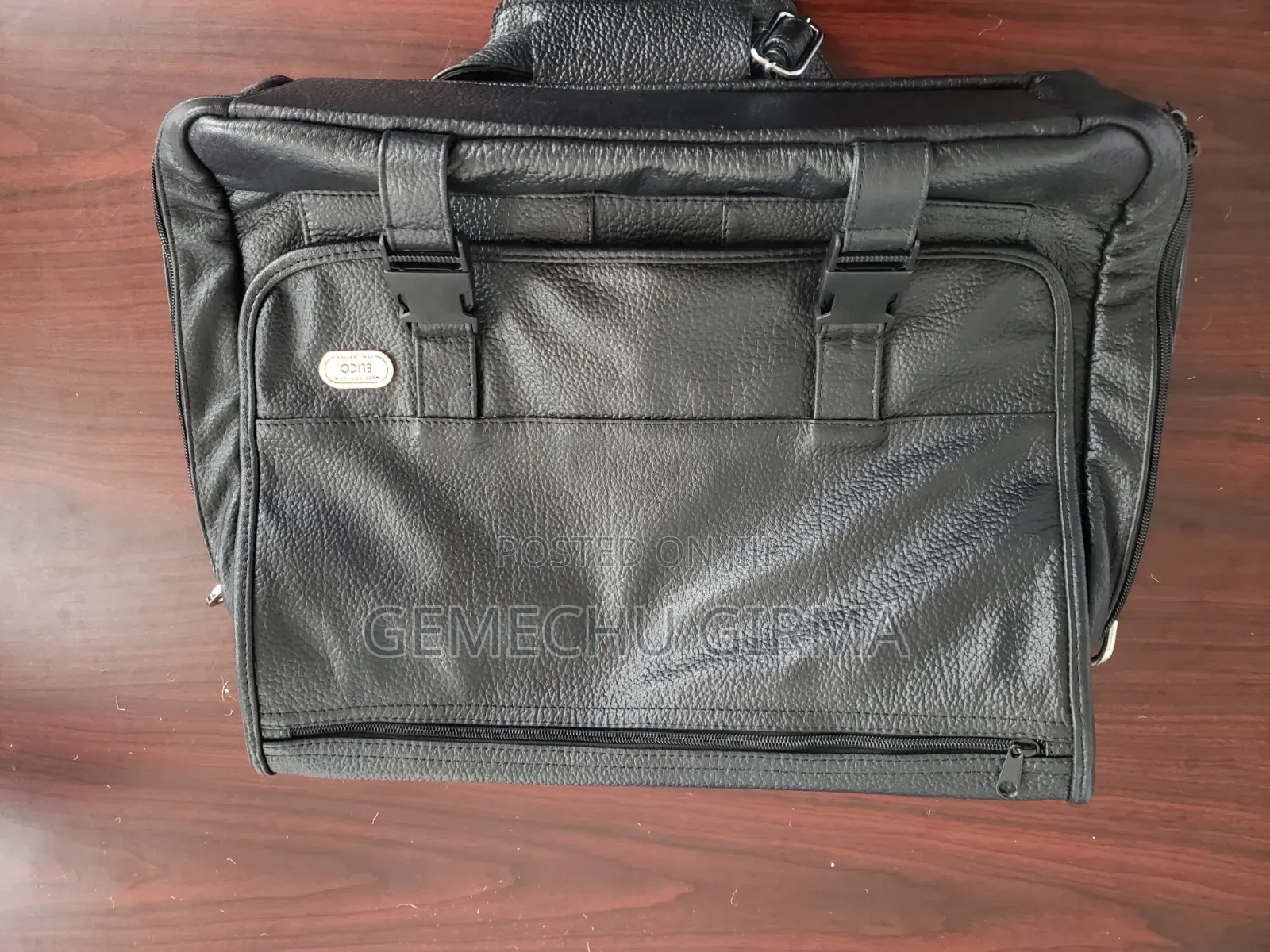 Elico Leather Men Laptop Bag