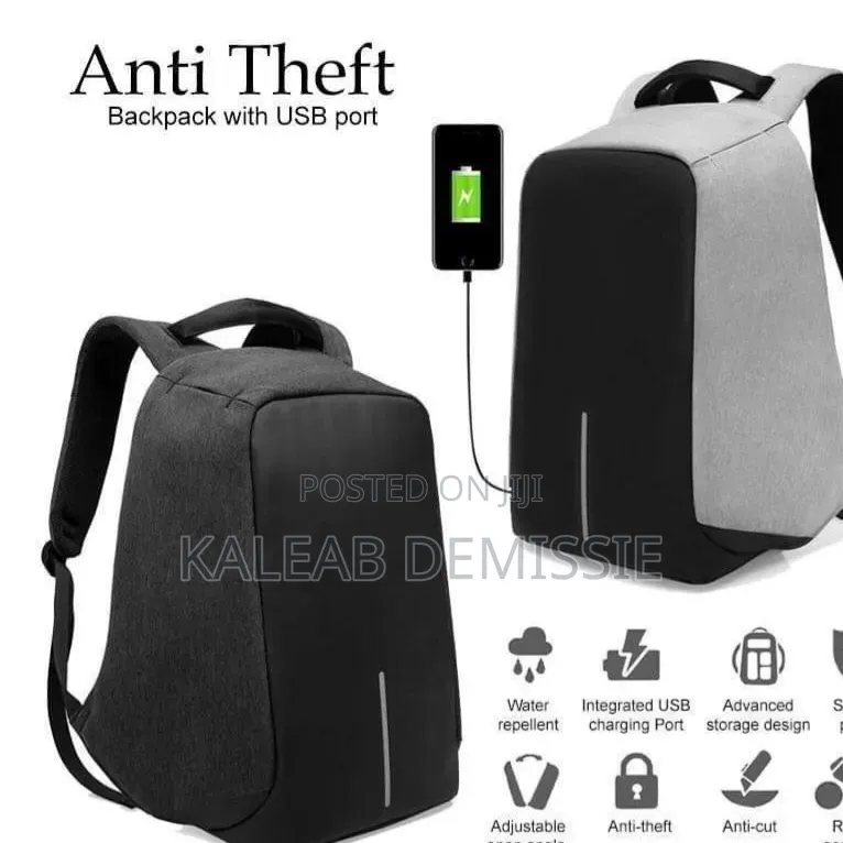 15.6 Anti-Theft Backpack With Usb Charging Port