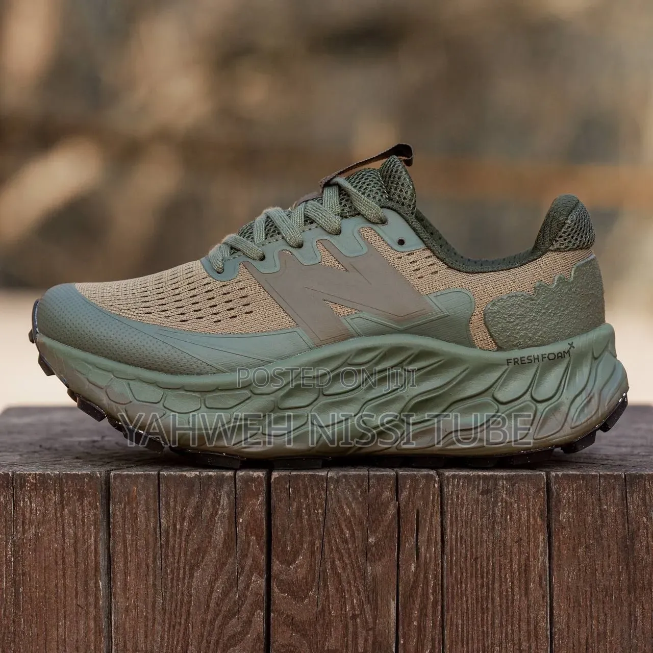 New Balance Fresh Foam X More Trail V3 Light Army