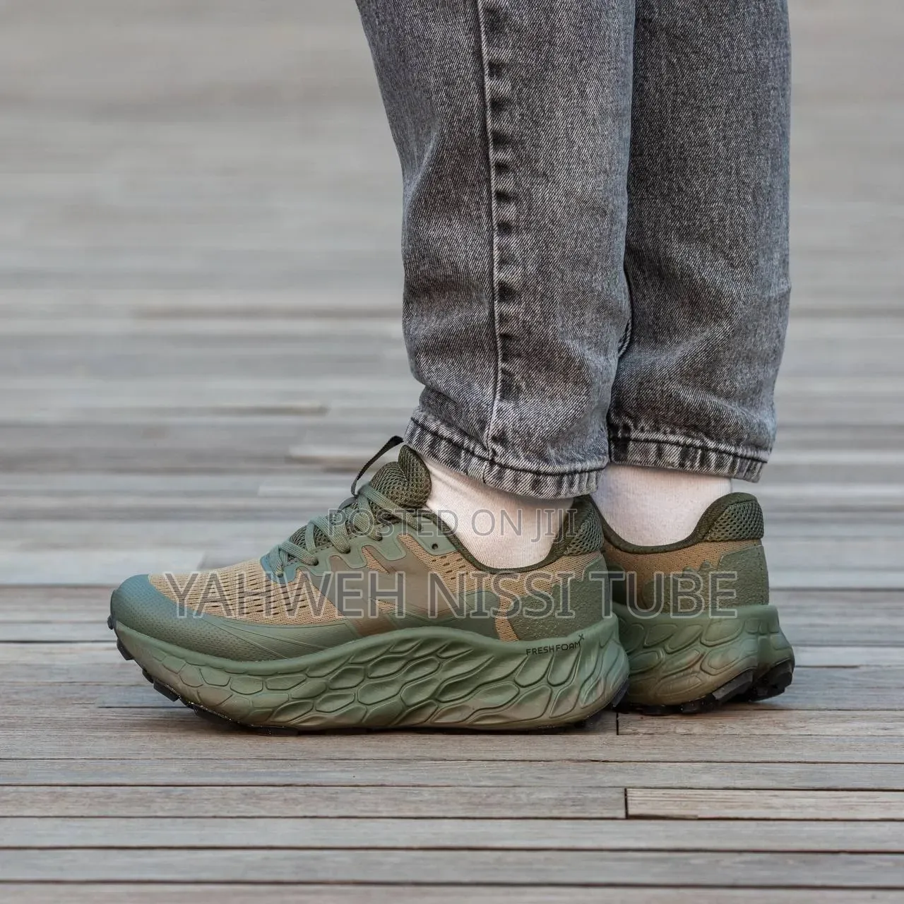 New Balance Fresh Foam X More Trail V3 Light Army