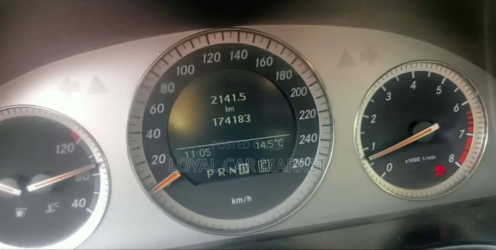 Mercedes-Benz C180 2008 Gray