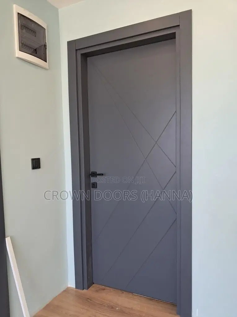 በኢትዮጵያ ብቸኛ ኢንጂነርድ ውድን በሮች. 100% Water Proof Fire Resistant Doors