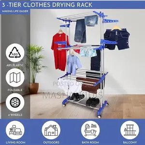 Stainless Steel Three Layer Cloth Drying Rack