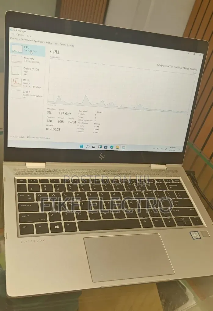New Laptop HP EliteBook x360 830 G6 16GB Intel Core i5 SSD 512GB