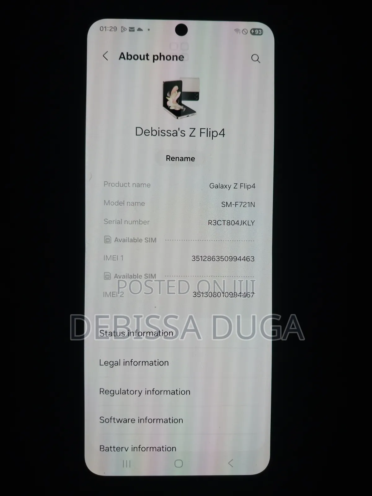 Samsung Galaxy Z Flip4 512 GB Black