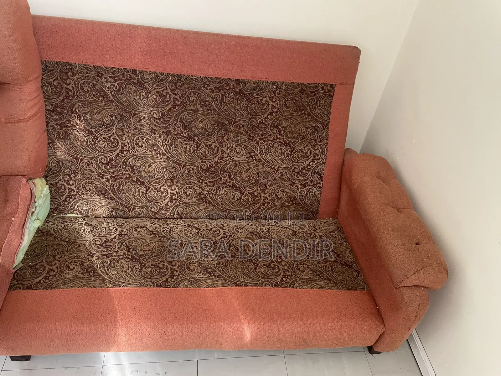 Set Sofa ሶፋ 4 Single and One 4 Seater