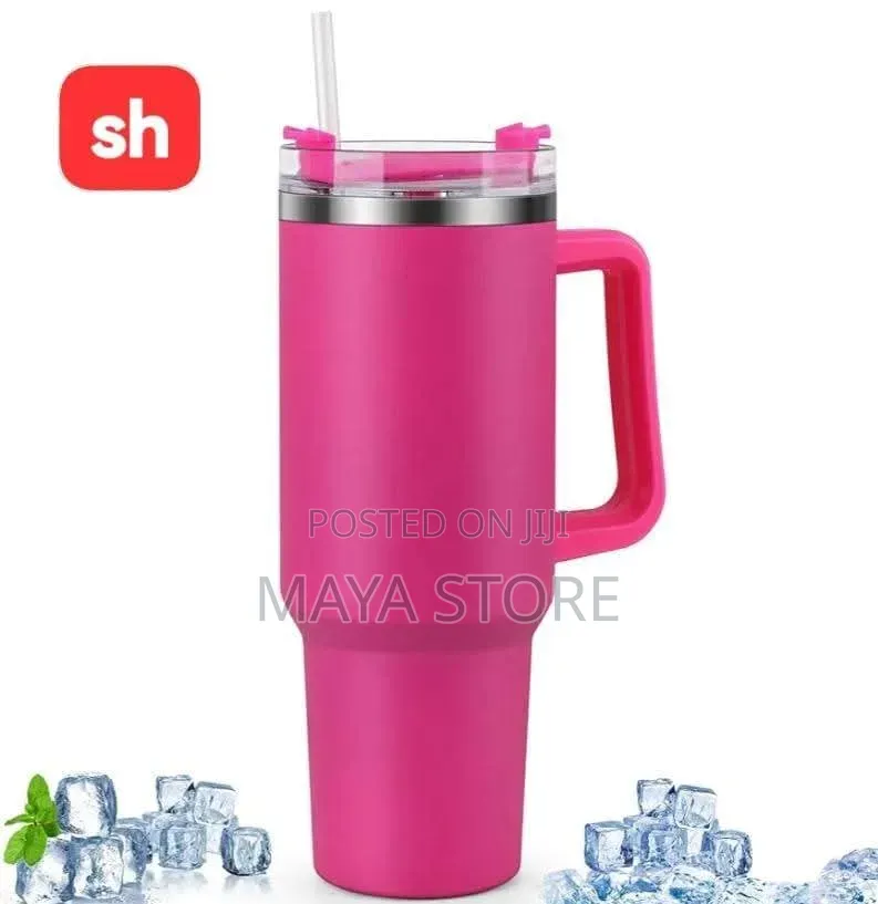 Double Layer Stainless Steel Isolated With Straw