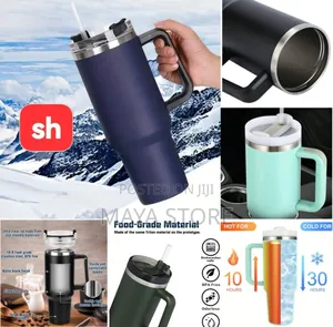 Double Layer Stainless Steel Isolated With Straw