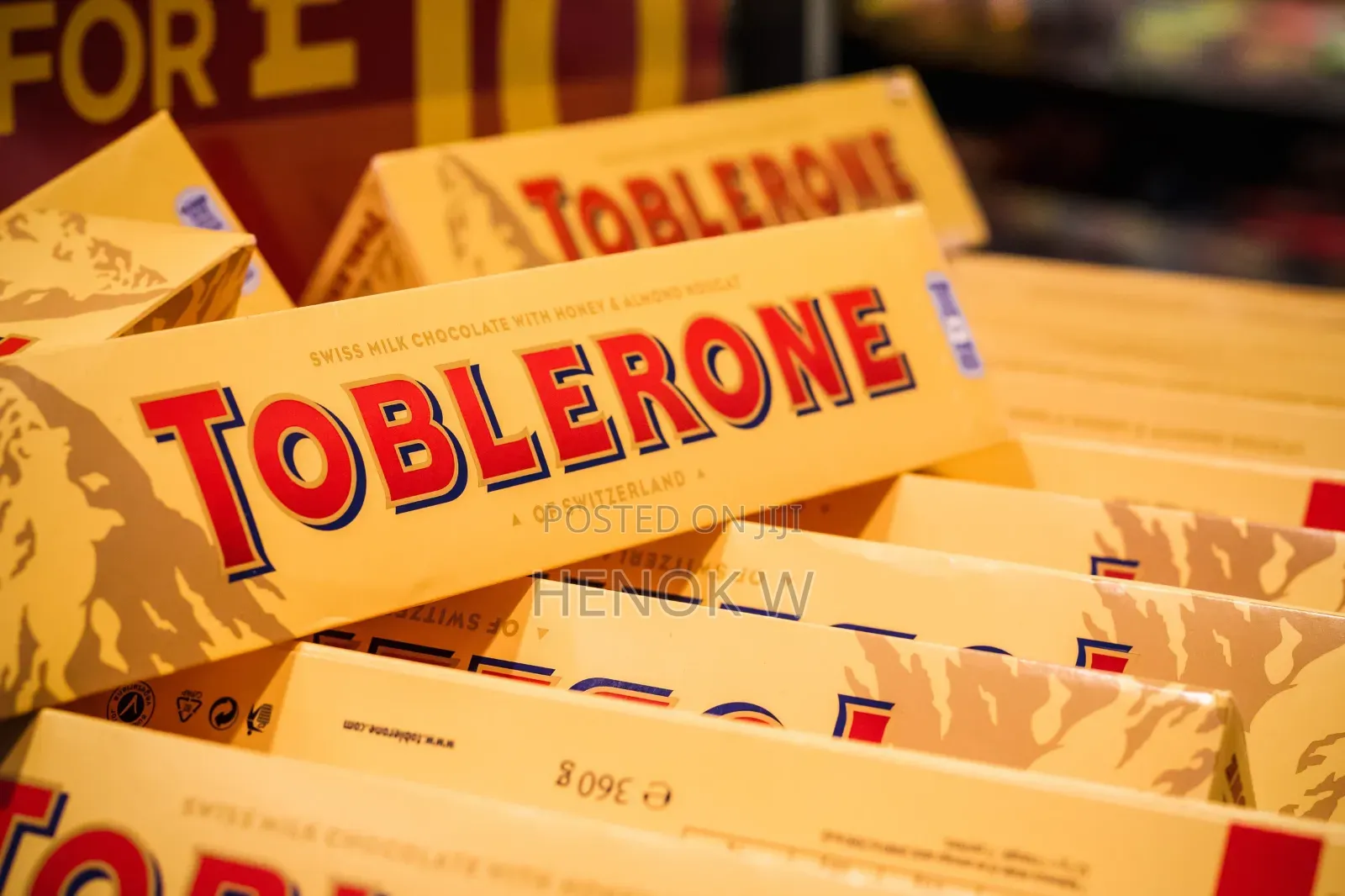 Toblerone Chocolate 150g (Original የswitzerland)