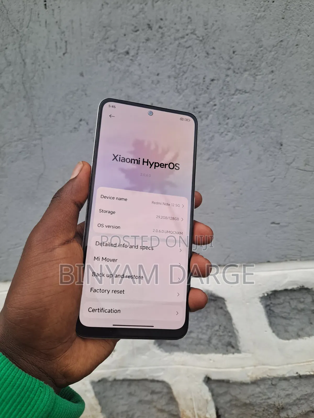 Xiaomi Redmi Note 12 5G 128 GB White