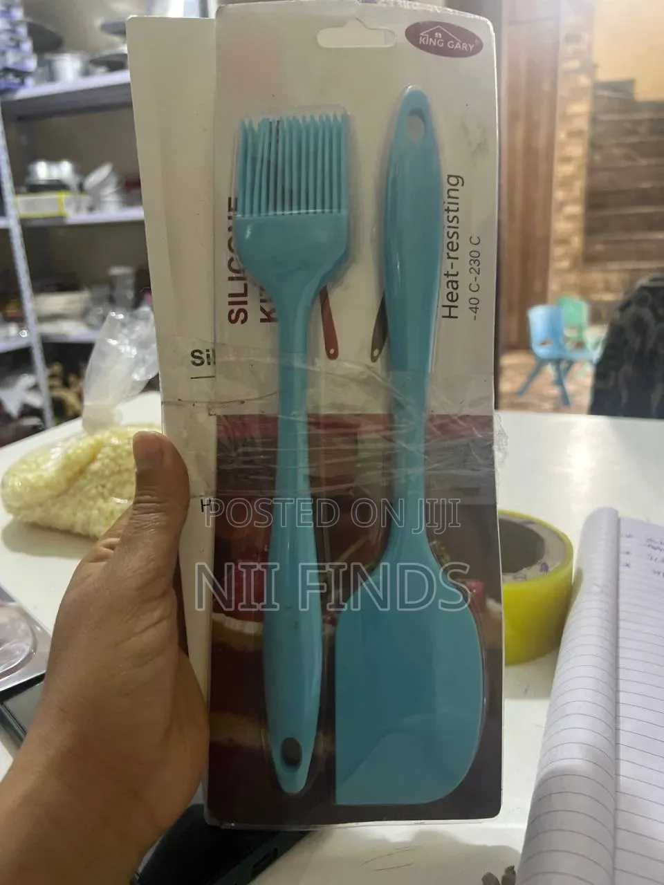 Silcon Spatula and Brush