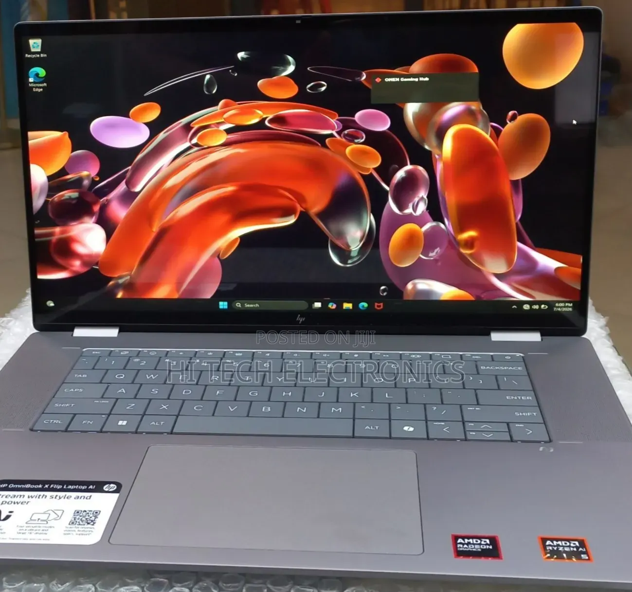 New Laptop HP OmniBook X Flip 14" 16GB AMD Ryzen 5 eMMC 512GB