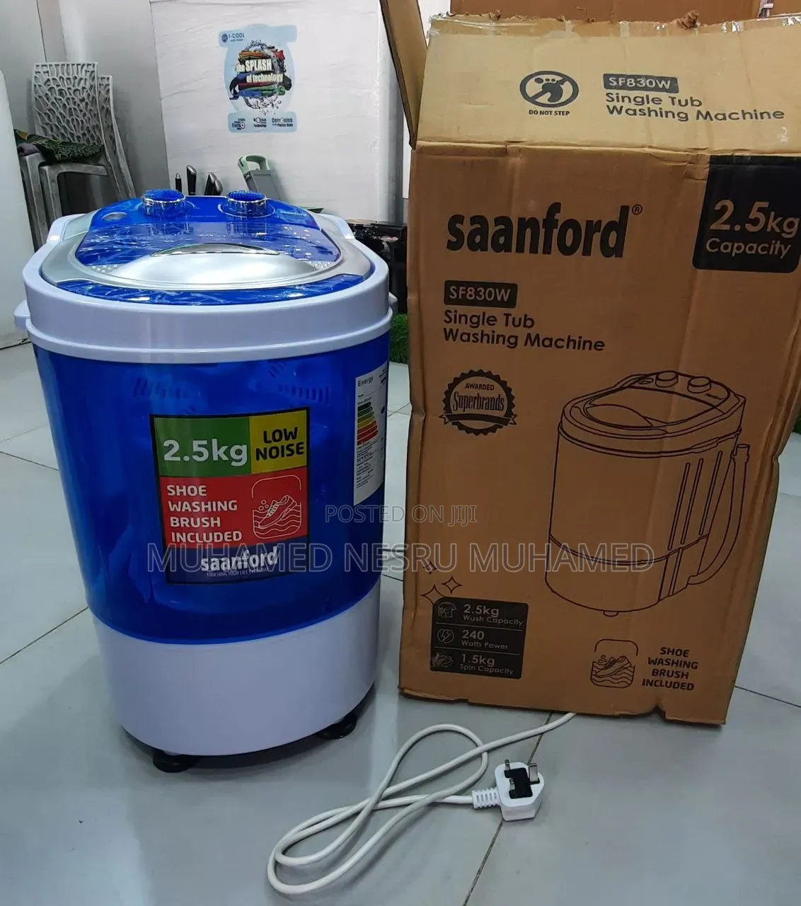Sanford Sf830w Single Tub Washing Machine 2.5 Kg Washing Capacity