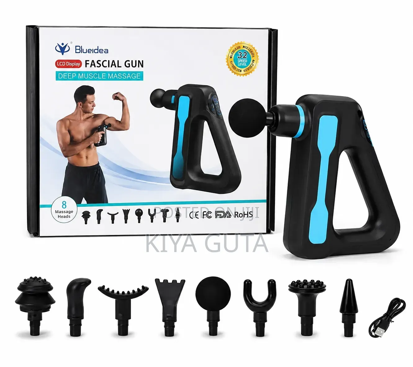 8 in 1 Blueidea Facial Massager