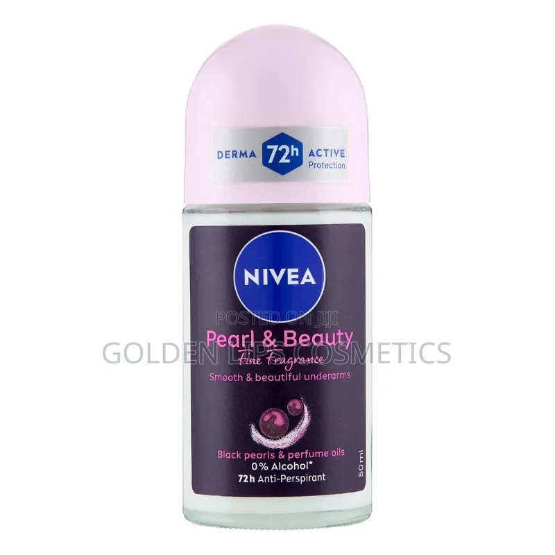 Nivea Pearl Beauty Black Pearl Roll-on Deodorant 50ml 72h Protection