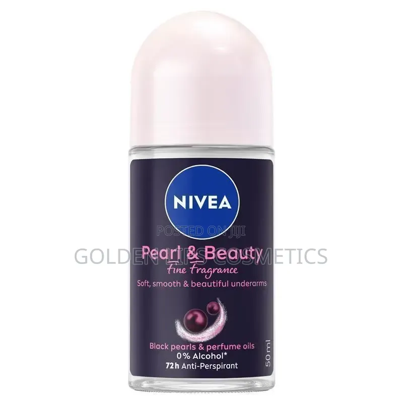 Nivea Pearl Beauty Black Pearl Roll-on Deodorant 50ml 72h Protection