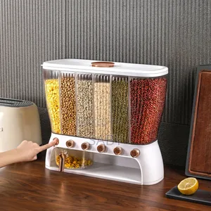 6 Grid Grain Cereals Grains and Pulses