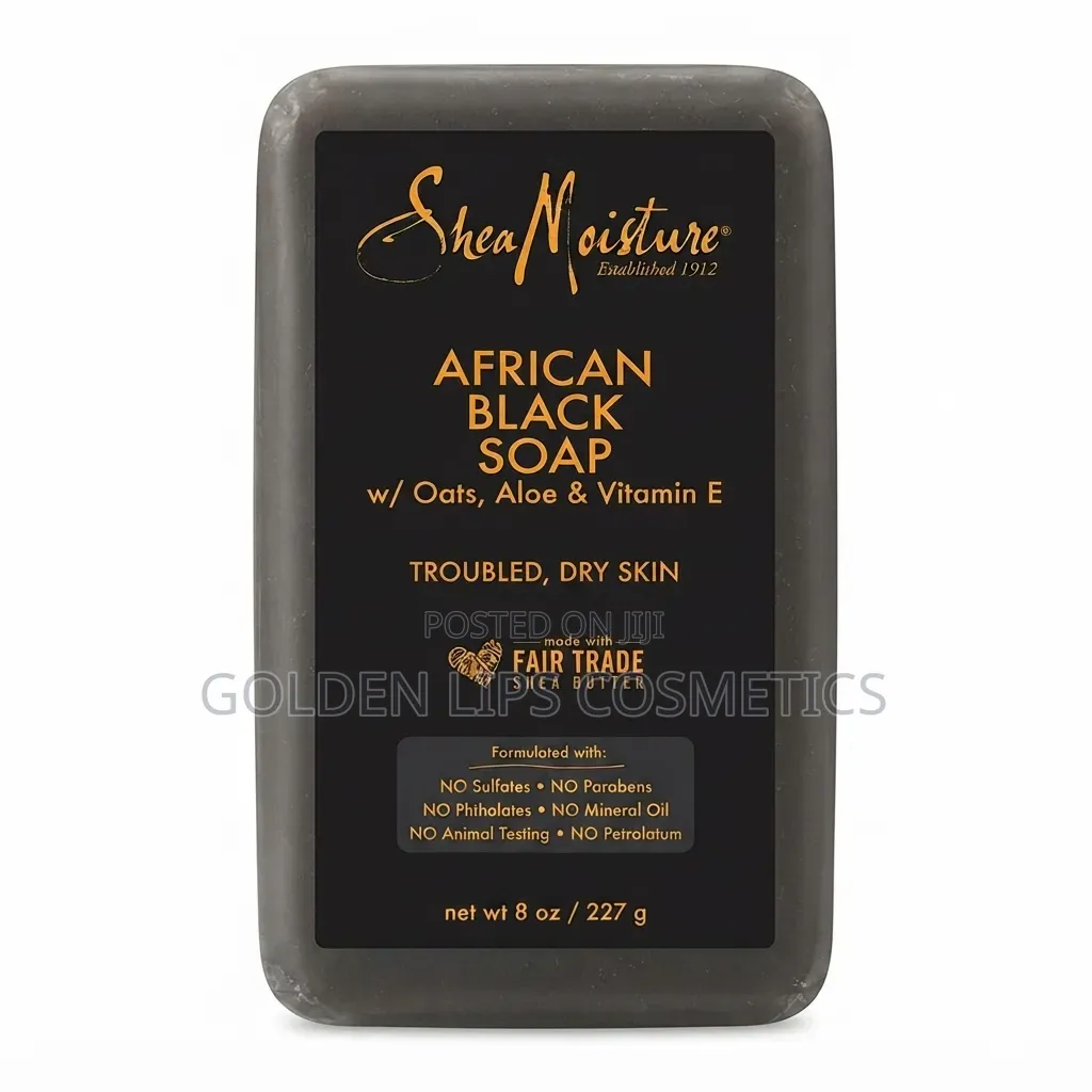 Sheamoisture African Black Soap Bar 230g – Acne Dry Skin Care
