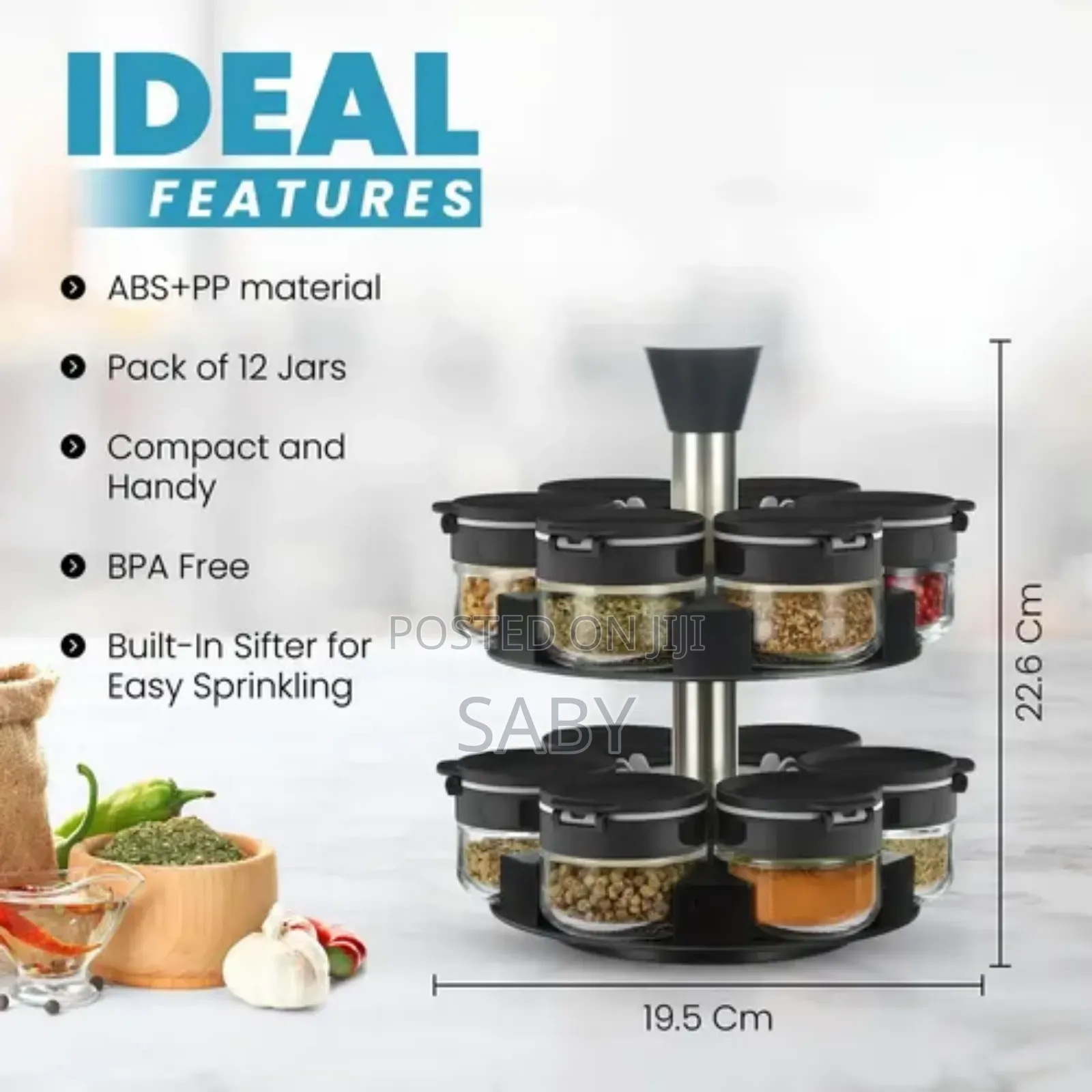 2tier Rotating Spice Rack