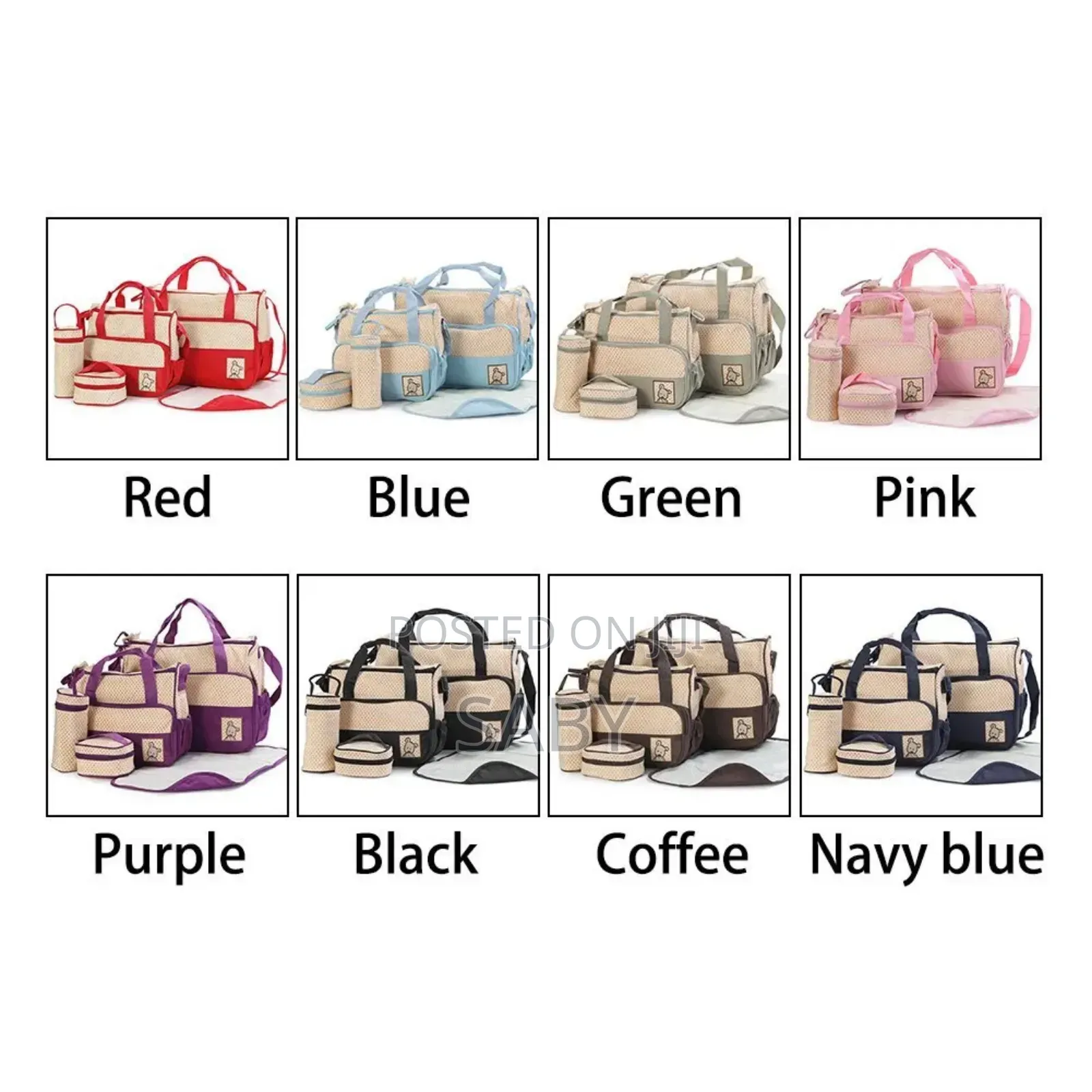 5lcs Momy Bag Set