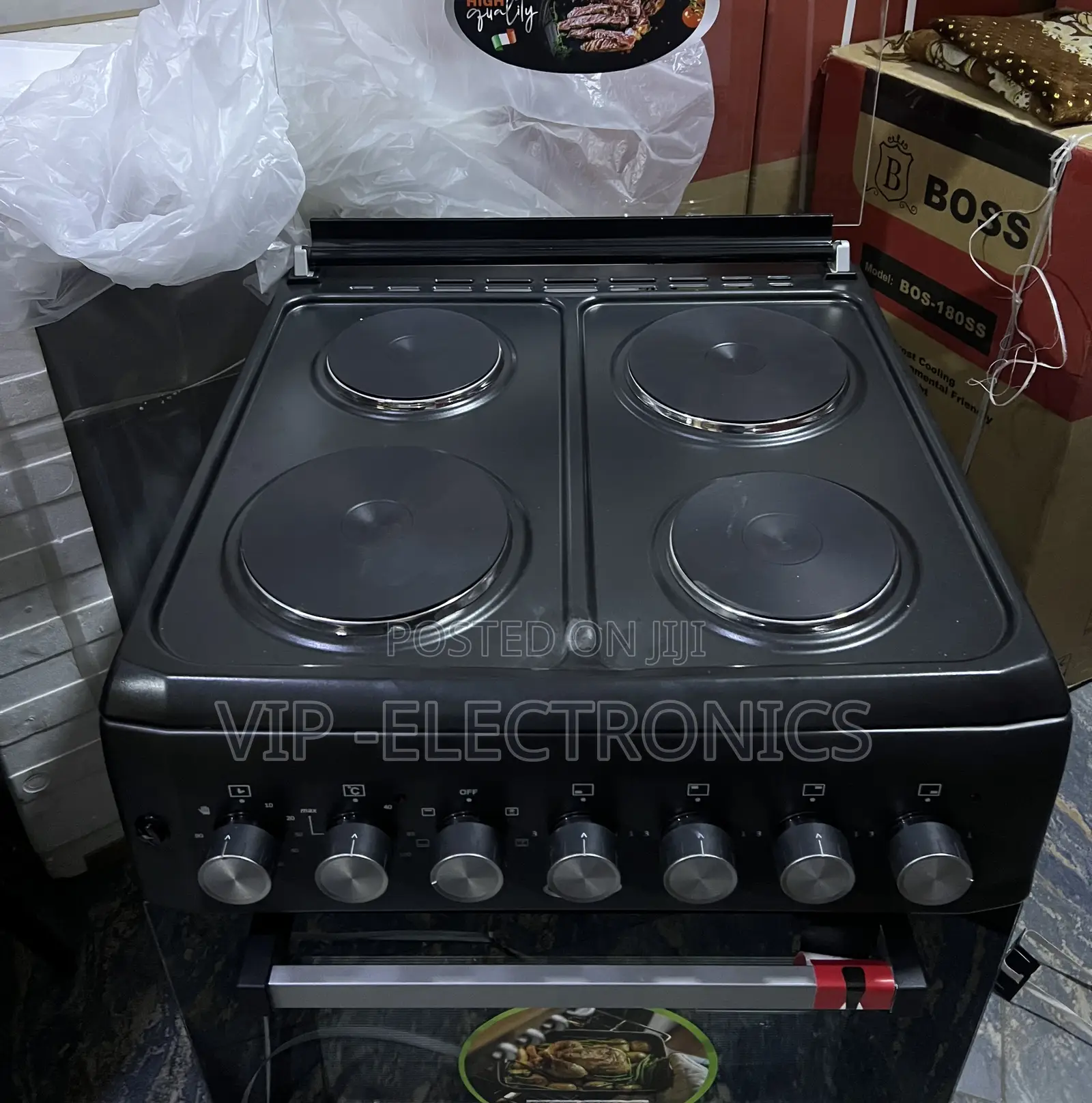 Lux Oven 60x60cm Freestanding 4electric Cooker With Electric Oven