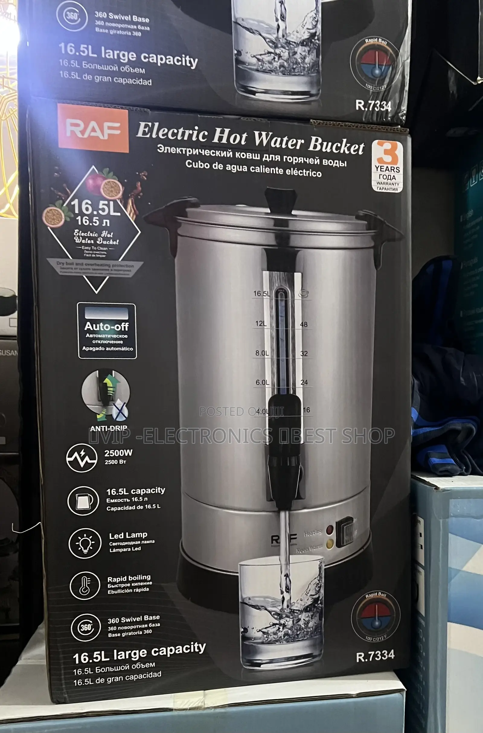Product Overview: Raf Electric Hot Water Bucket