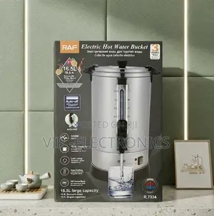 Raf 16.5l Electric Hot Water Bucket–2500w Stainless Steel Water Boiler