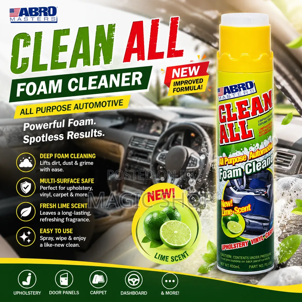 Abro All Foam Cleaner