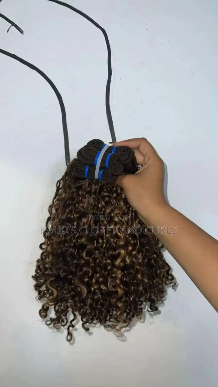 16 Inch 3pc Highlight Super Double Drawn Pixie Hair