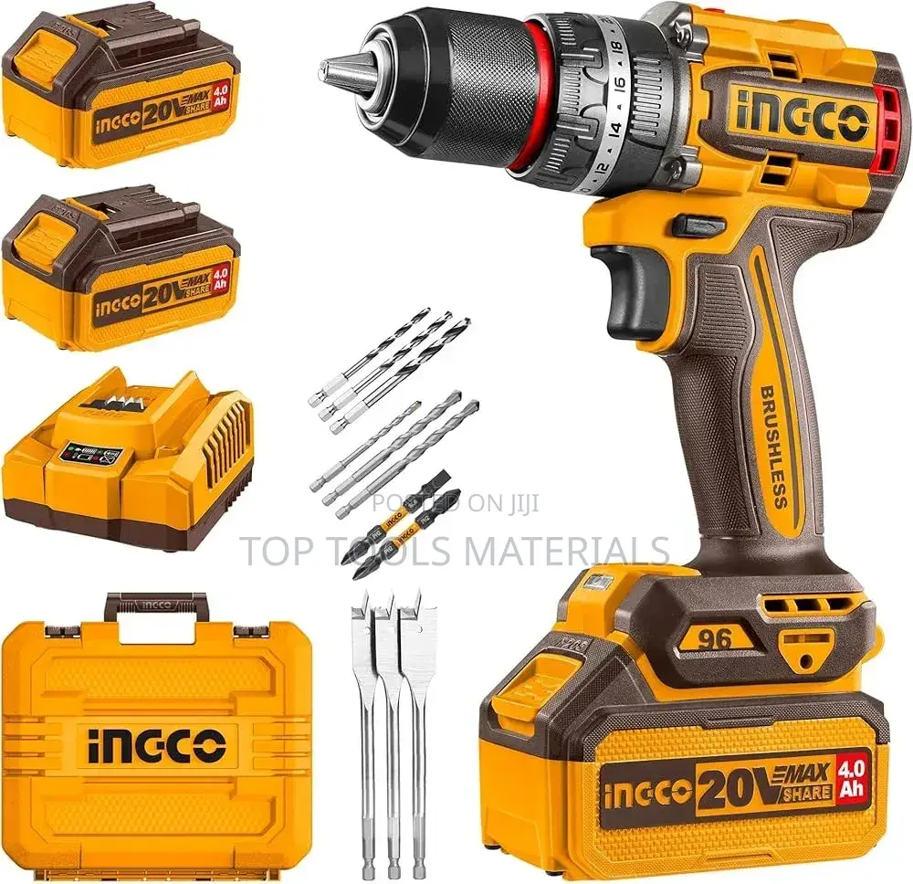 ፡Ingco Brushless Cordless Impact Drill