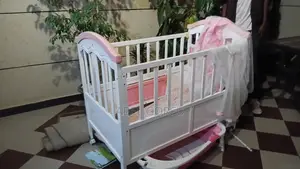 Kids Pink White Bed