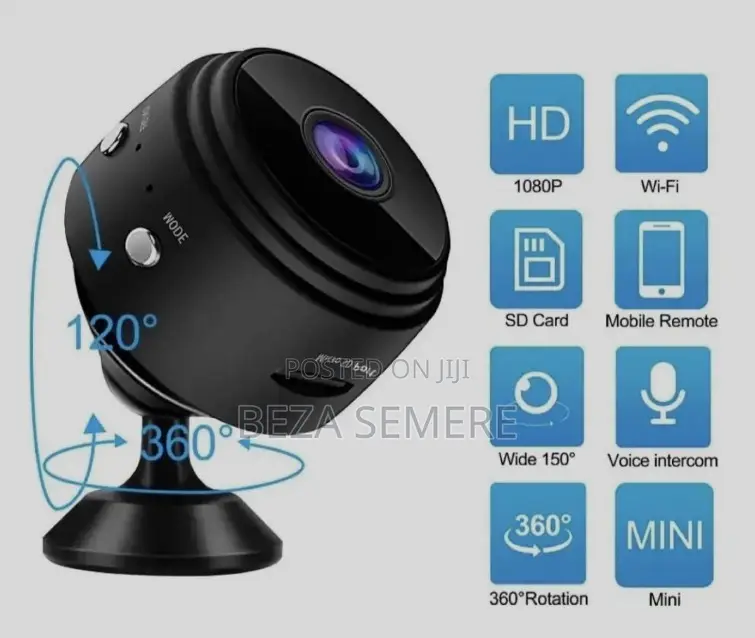 A9 Mini Spy Camera - ዋይፋይ የሚሰራ ሚኒ ካሜራ