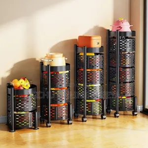 Moveable and Rotatable Kitchen Storage Rack /Free Delivery
